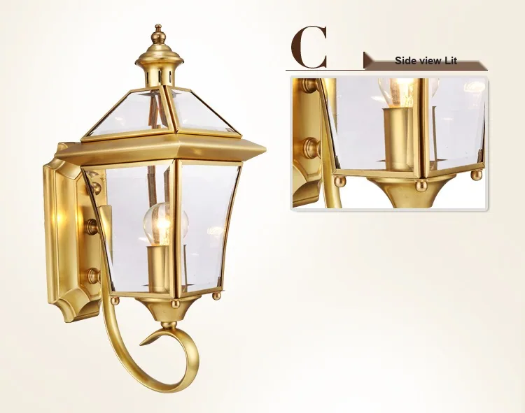 Outdoor Wall Light — Courtyard, Facade & Walkway — view 8