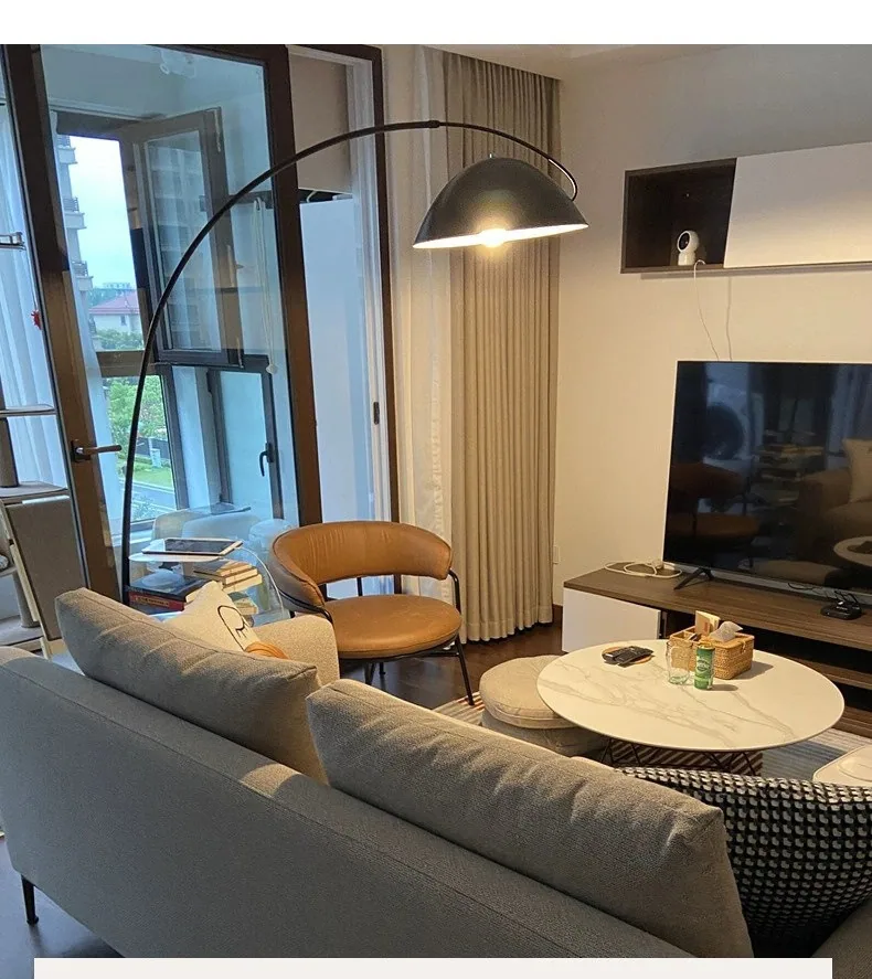 Modern Minimalist Floor Lamp — Living Room & Sofa — view 10