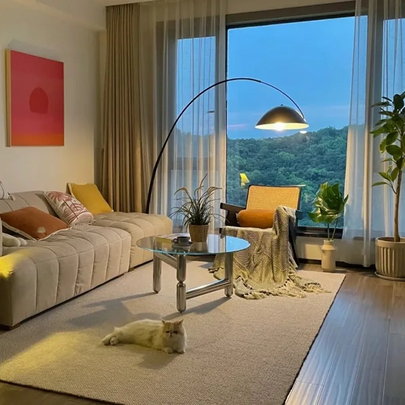Modern Minimalist Floor Lamp — Living Room & Sofa — view 3