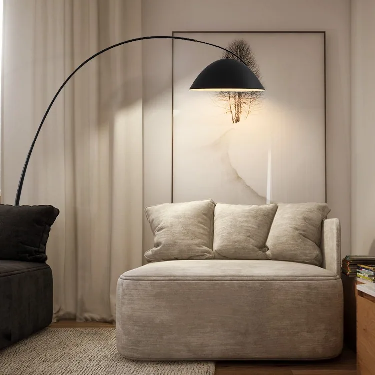 Modern Minimalist Floor Lamp — Living Room & Sofa — view 4