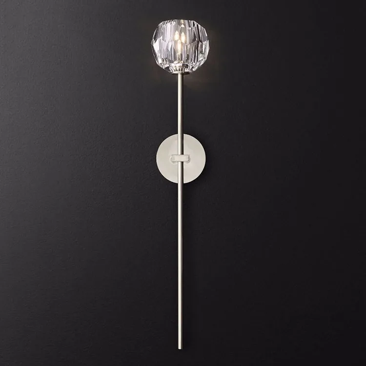 Minimalist Crystal Twin-Head Wall Lamp — Villa, Hotel & Living Room — view 9
