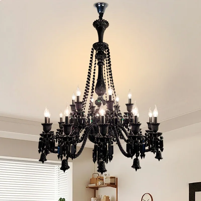 European Crystal Chandelier — Villa, Living Room & Bedroom — view 3