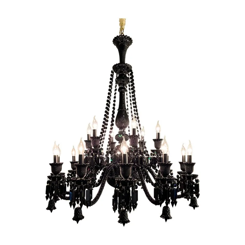 European Crystal Chandelier — Villa, Living Room & Bedroom — view 5