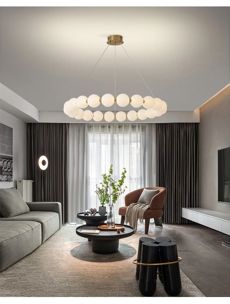 Modern Chandelier — Living Room, Bedroom & Bar Counter — view 9