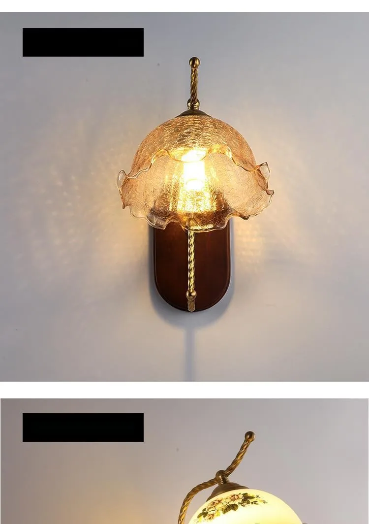 Minimalist Solid Wood Wall Lamp — Living Room, Bedroom & Bedside — view 7