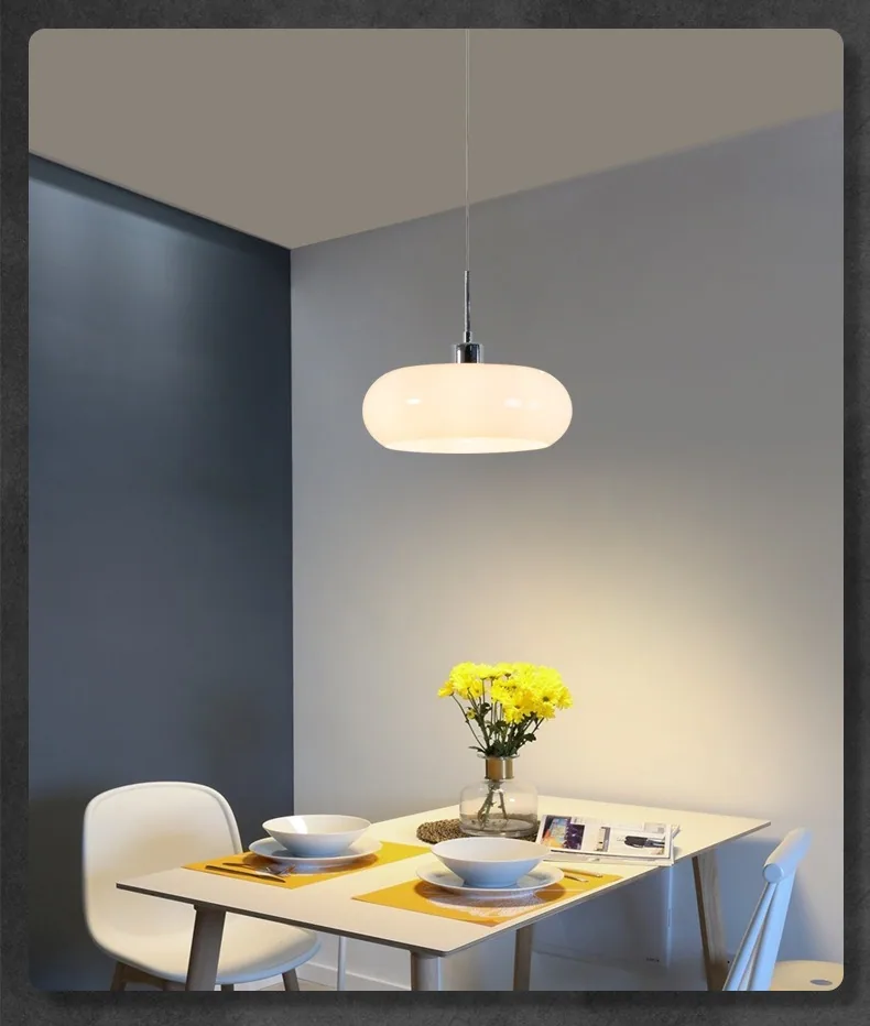 Modern Minimalist Solid Brass Chandelier — Bedroom, Bedside & Dining Room — view 7