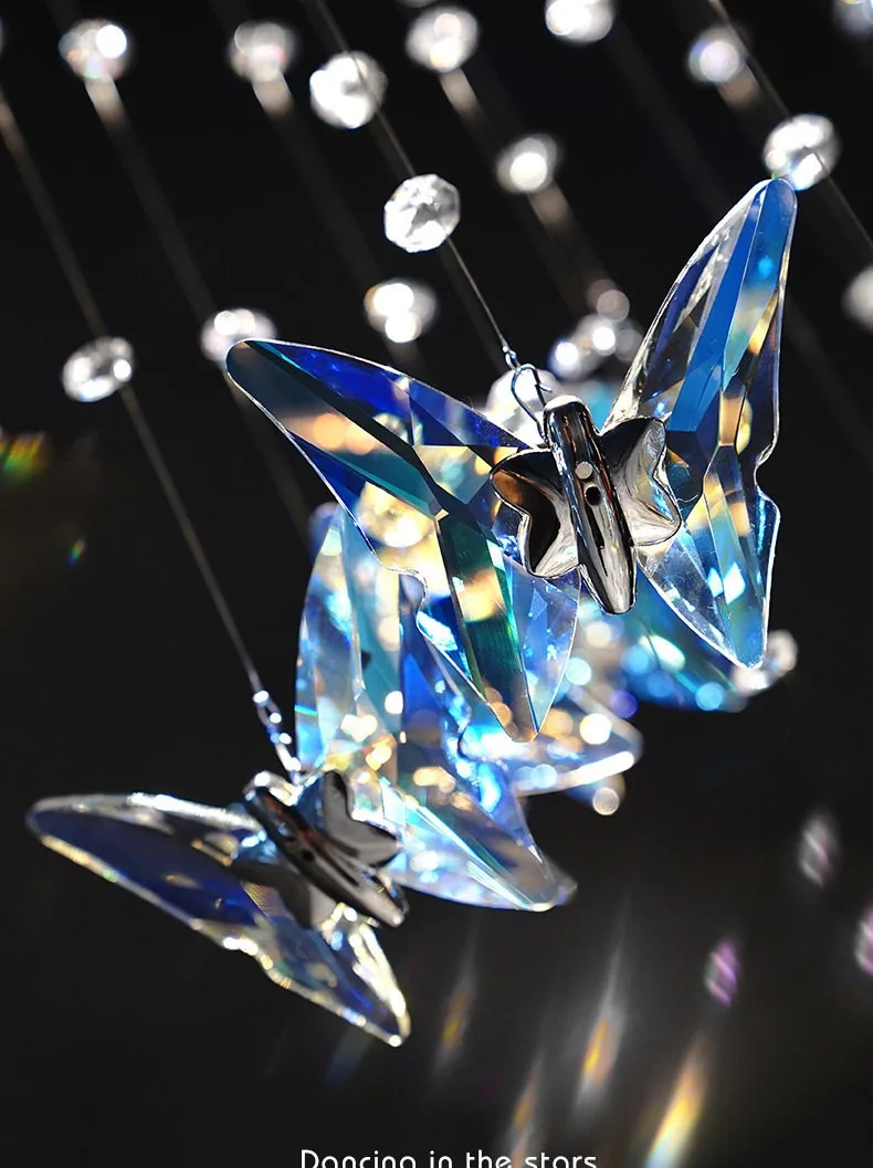 Modern Crystal Chandelier — Duplex, Stairwell & Villa — view 8