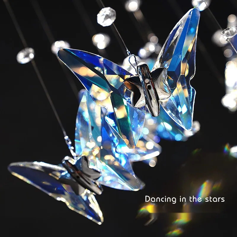 Modern Crystal Chandelier — Duplex, Stairwell & Villa — view 4