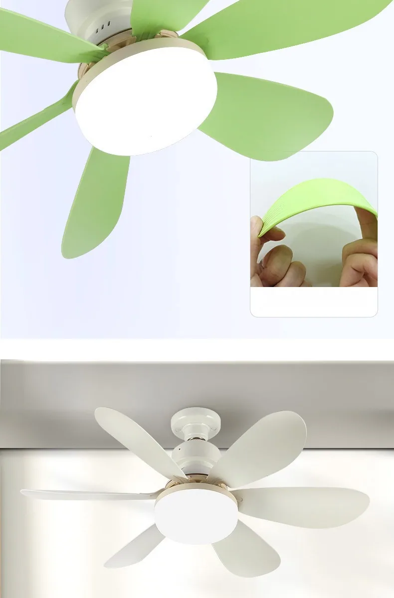 Modern Minimalist Smart Ceiling Fan Light — Bedroom & Dining Room — view 6