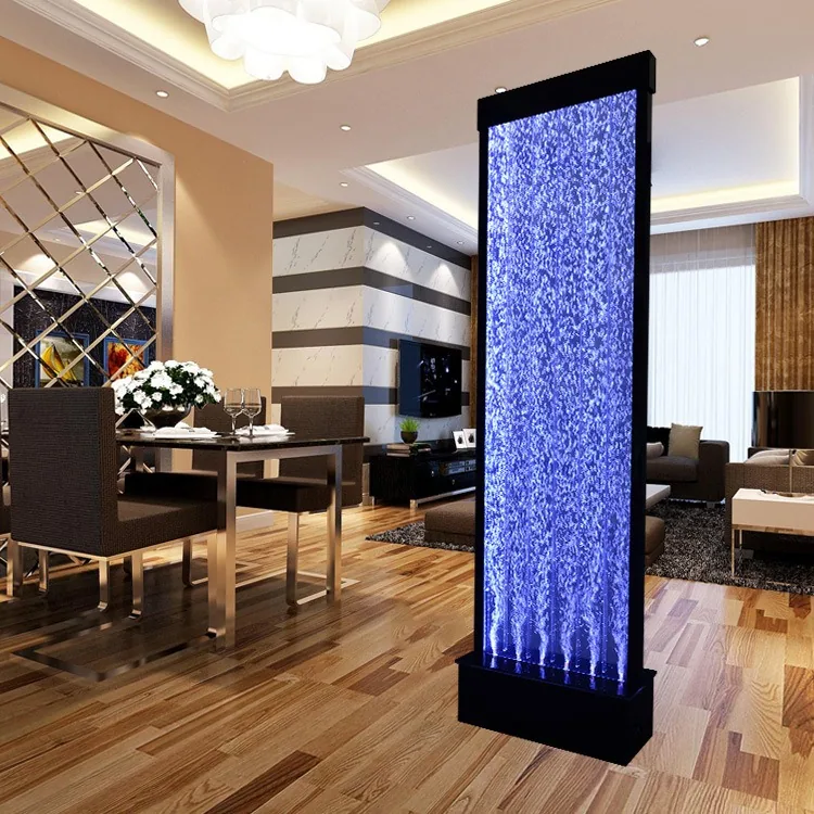 Acrylic Water Curtain Screen — Hallway & Restaurant Divider — view 1
