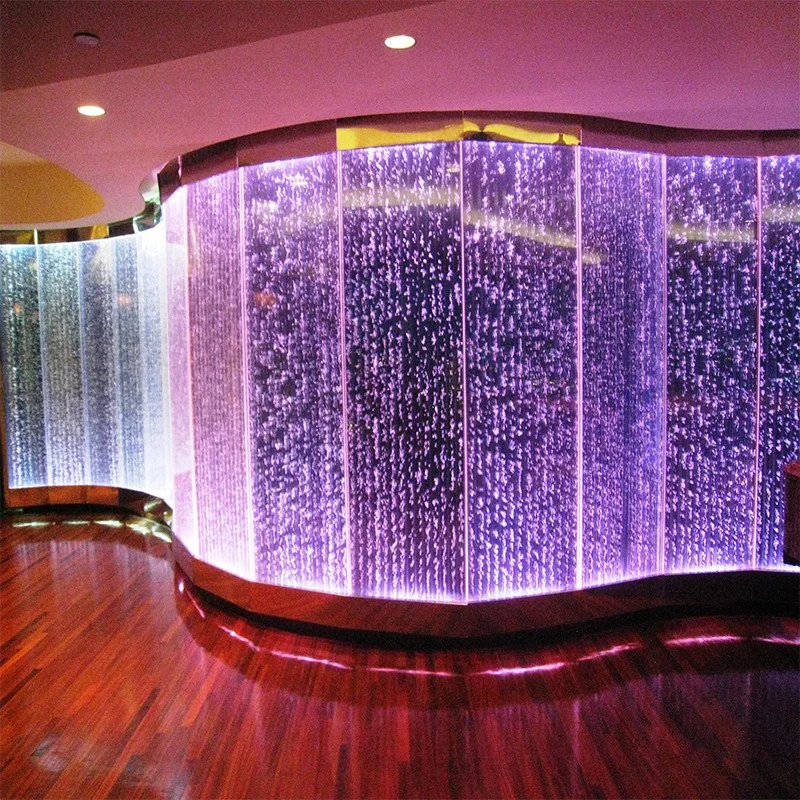 Acrylic Bubble Water Screen — UV-Printed Entrance Partition — view 3