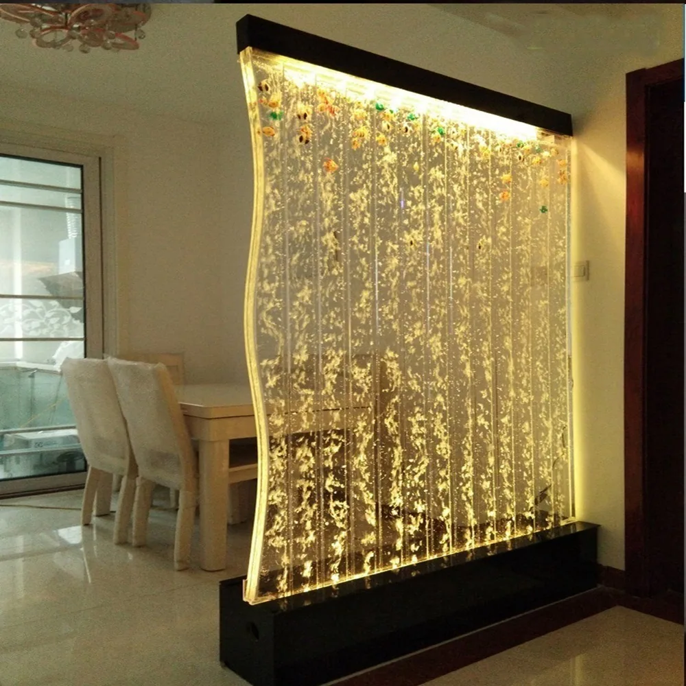 Nordic Acrylic Wave-Pattern Screen — Interior Partition — view 10
