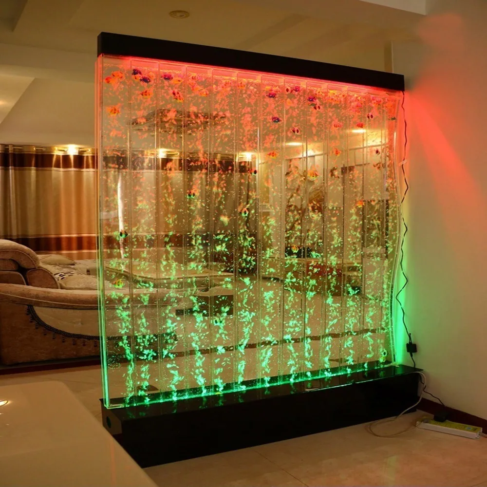Nordic Acrylic Wave-Pattern Screen — Interior Partition — view 1