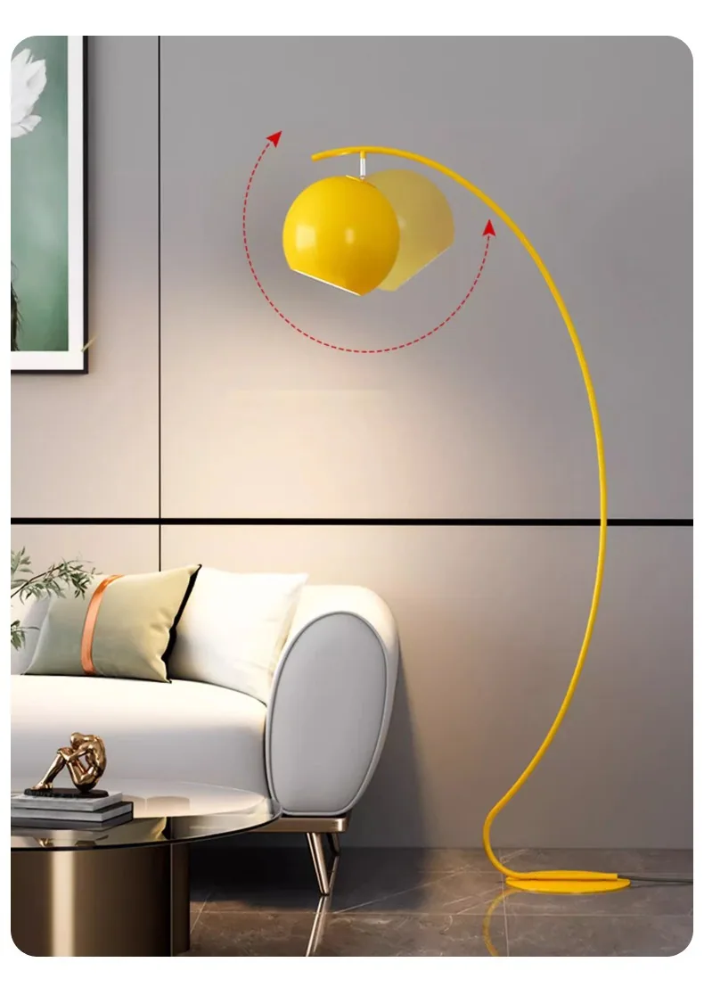 Nordic Floor Lamp — Living Room & Sofa (Model fxbrJM57) — view 11