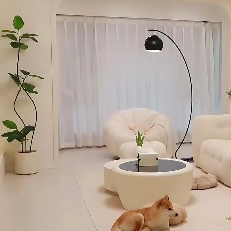 Nordic Floor Lamp — Living Room & Sofa (Model fxbrJM57) — view 3