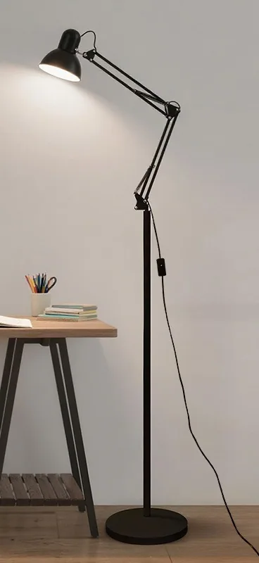 Nordic LED Remote-Controlled Floor Lamp — Living Room, Bedroom & Study — view 1