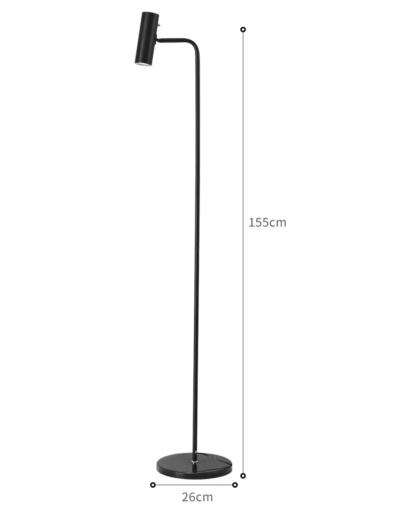 Nordic Reading Floor Lamp — Living Room, Bedroom & Bedside — view 14