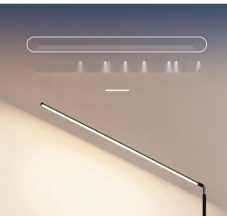 LED Reading Floor Lamp — Sofa, Bedside & Piano Side — view 9