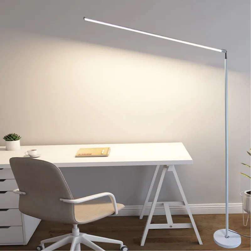 LED Reading Floor Lamp — Sofa, Bedside & Piano Side — view 4