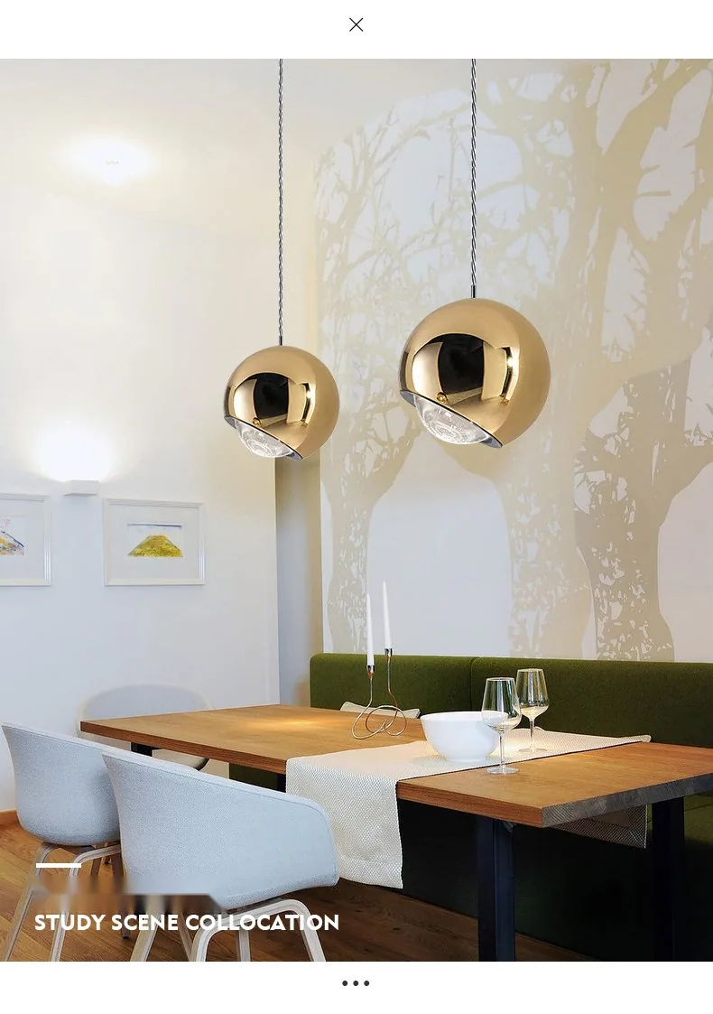 Nordic Round Chandelier — Stairwell, Showroom & Display Window — view 14