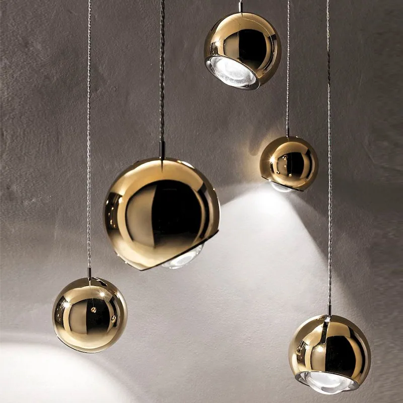 Nordic Round Chandelier — Stairwell, Showroom & Display Window — view 1