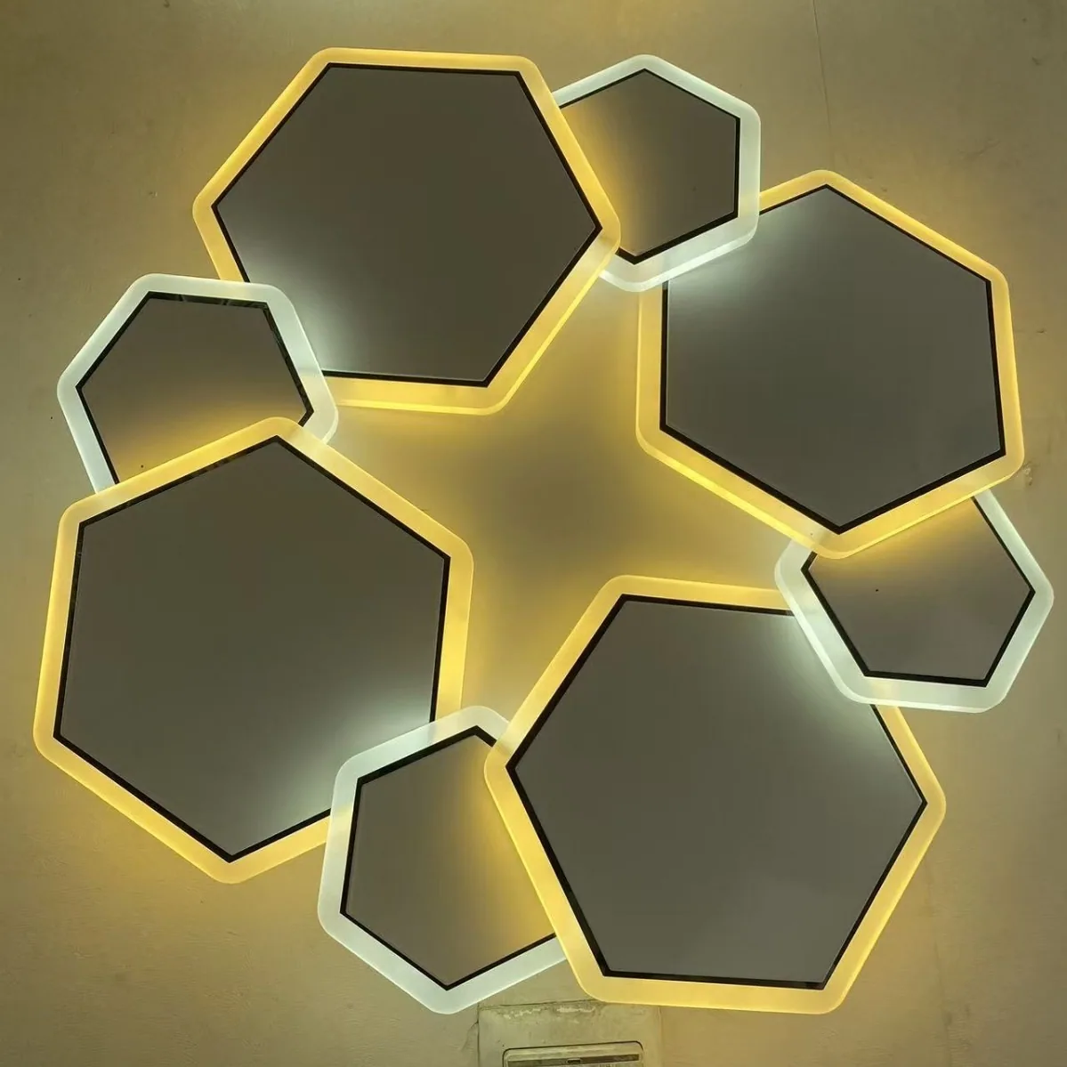 Modern LED Ceiling Light — Living Room & Bedroom — view 4
