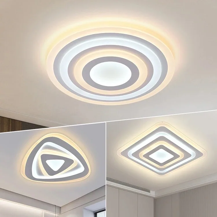 Modern Minimalist LED Acrylic Ceiling Light — Bedroom & Balcony — view 10