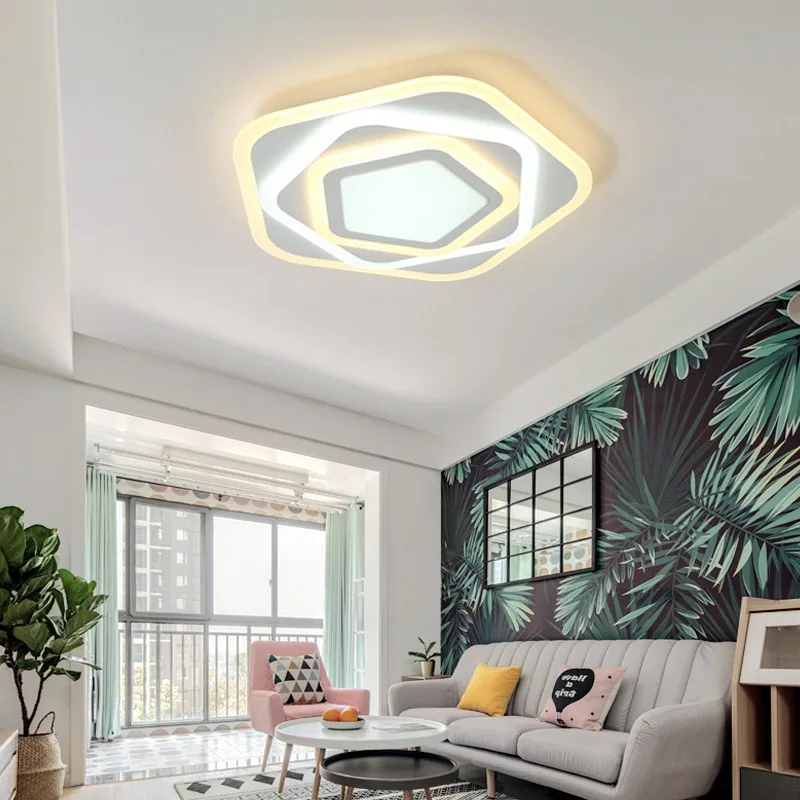 Modern Minimalist LED Acrylic Ceiling Light — Bedroom & Balcony — view 11