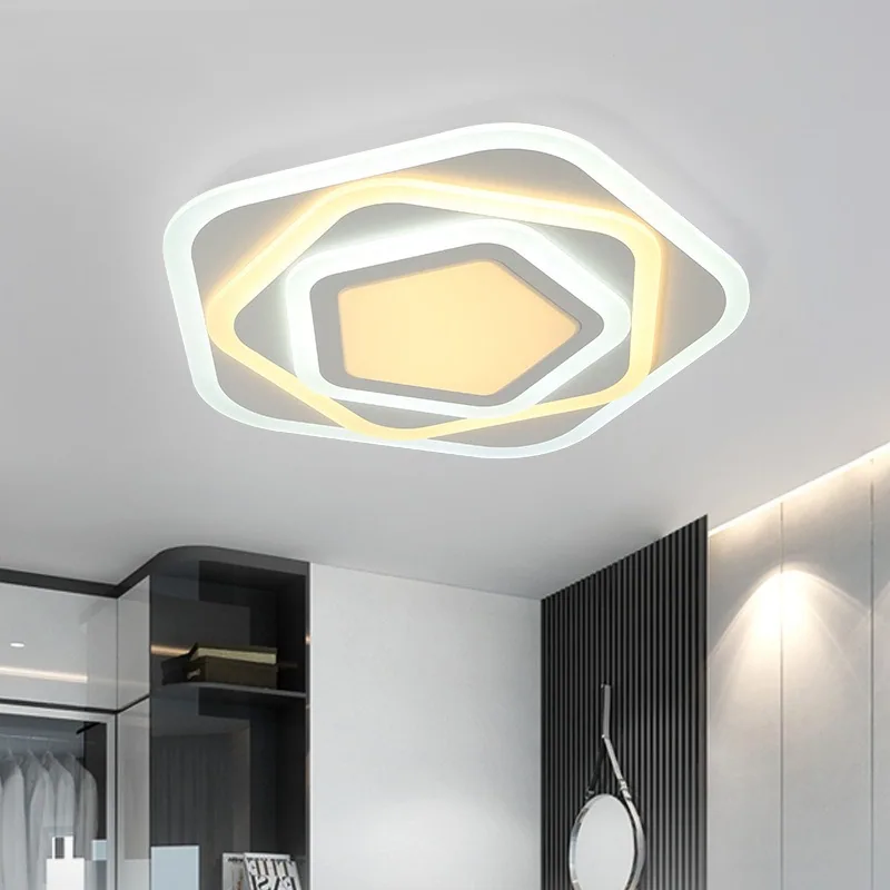 Modern Minimalist LED Acrylic Ceiling Light — Bedroom & Balcony — view 7