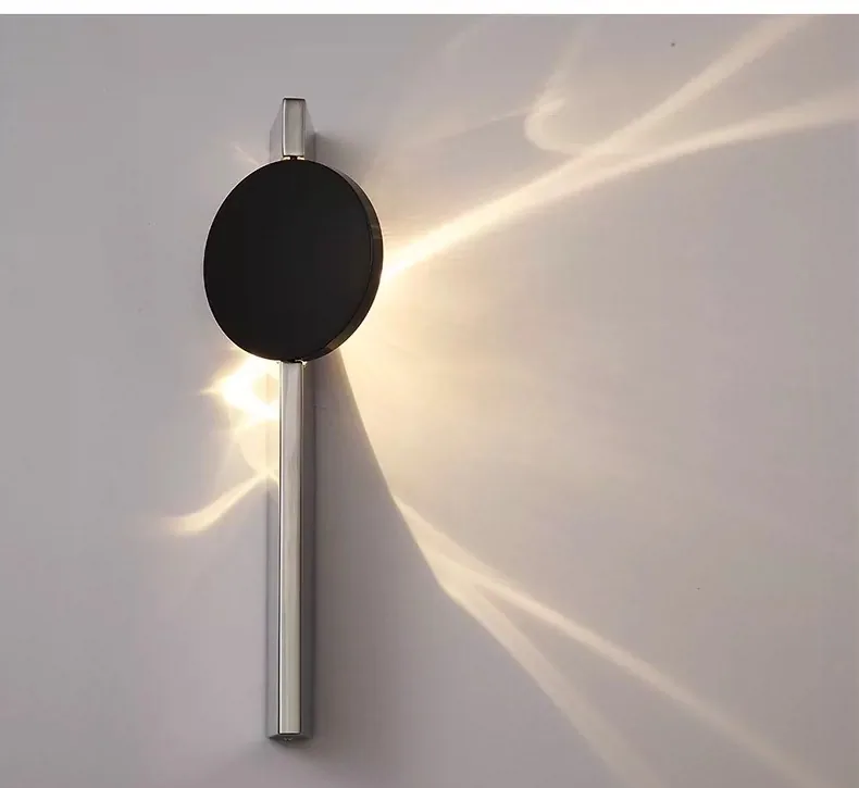 Nordic Stainless Steel Wall Lamp — Bedroom & Entryway — view 12