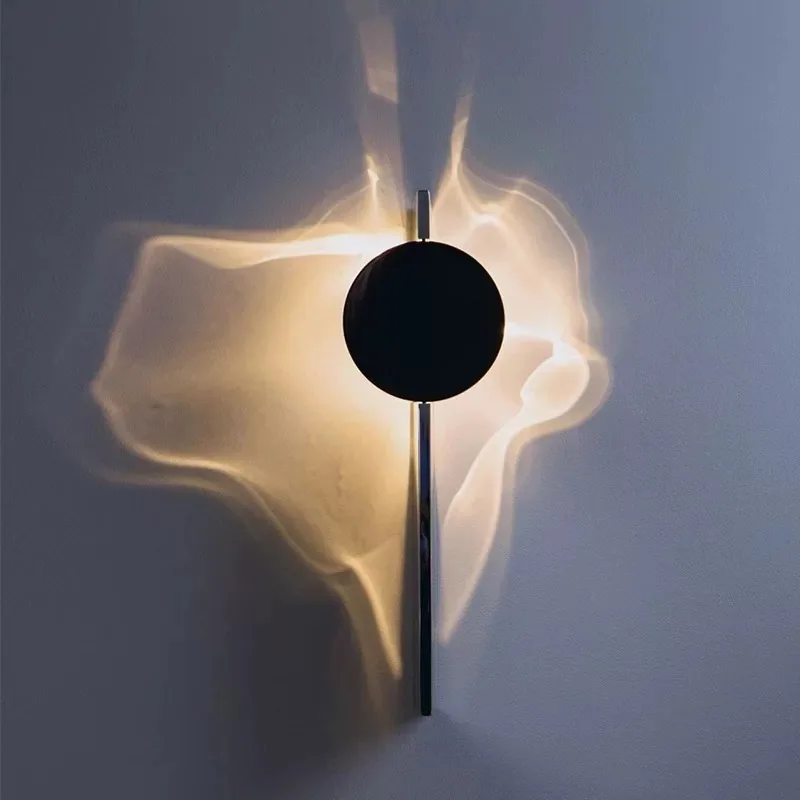 Nordic Stainless Steel Wall Lamp — Bedroom & Entryway — view 3