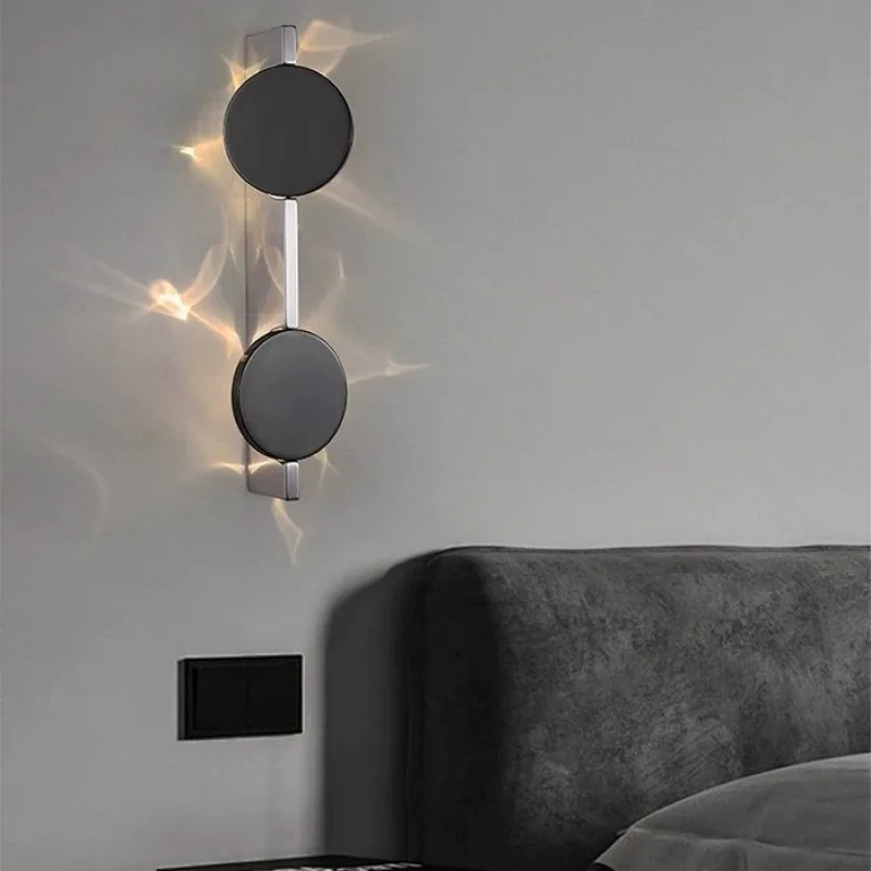 Nordic Stainless Steel Wall Lamp — Bedroom & Entryway — view 4