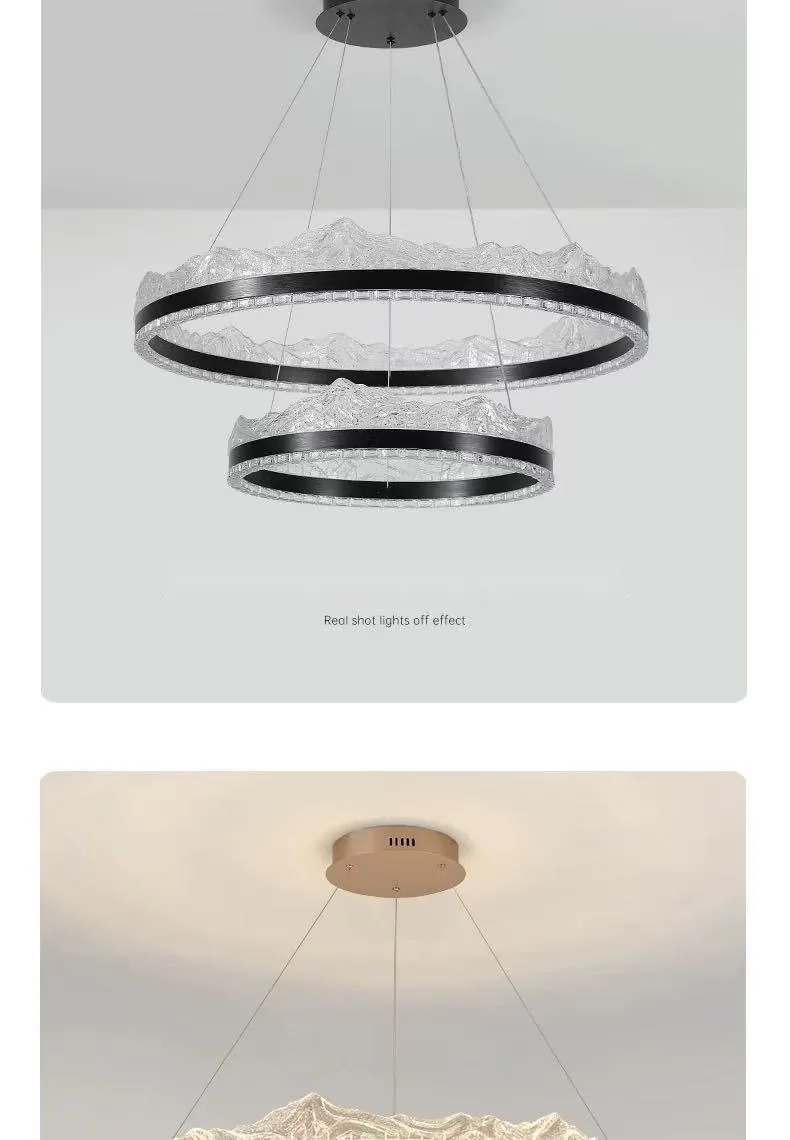 Light Luxury LED Chandelier — Living Room & Lobby — view 15