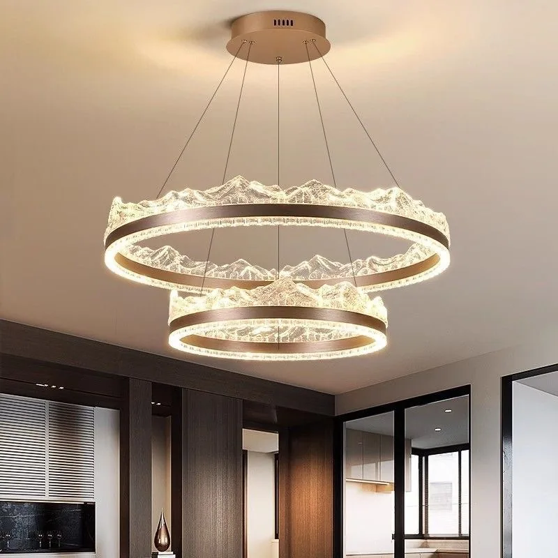 Light Luxury LED Chandelier — Living Room & Lobby — view 2