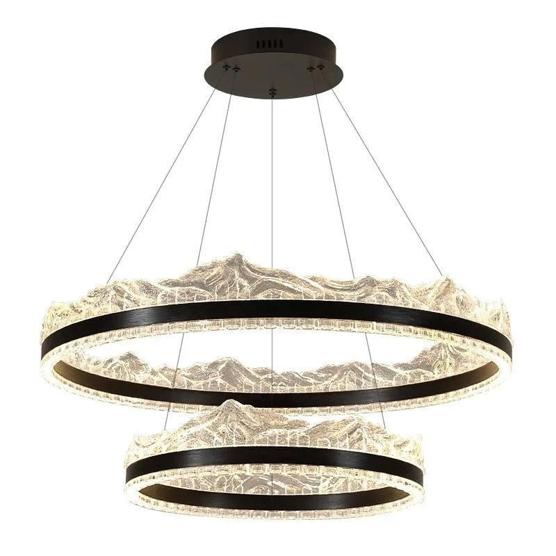 Light Luxury LED Chandelier — Living Room & Lobby — view 5