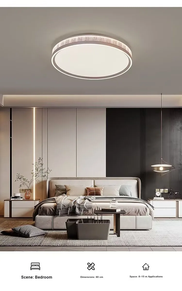 Light Luxury Ring Chandelier — High-Ceiling, Villa & Living Room — view 9