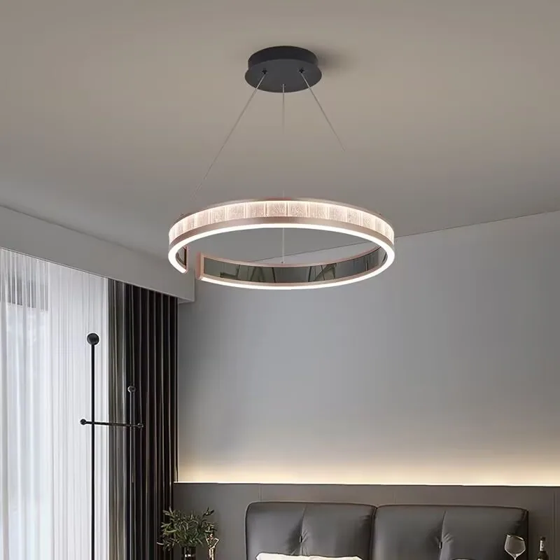 Light Luxury Ring Chandelier — High-Ceiling, Villa & Living Room — view 4