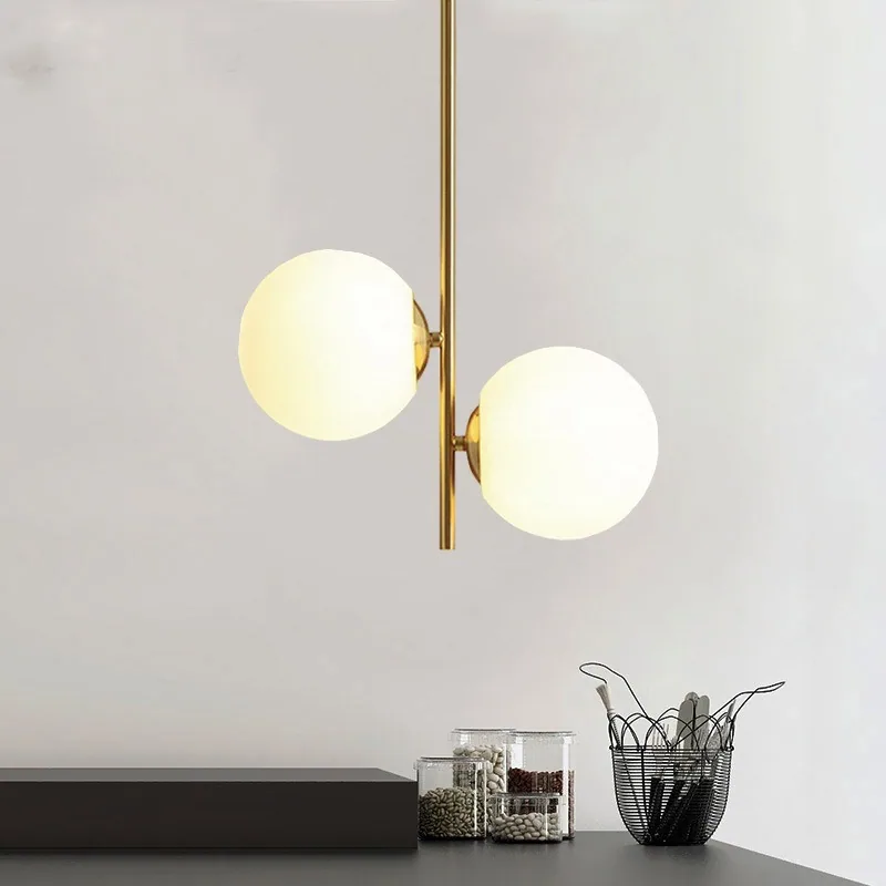 Nordic Glass Globe Floor Lamp — Living Room, Bedroom & Dining Room — view 11