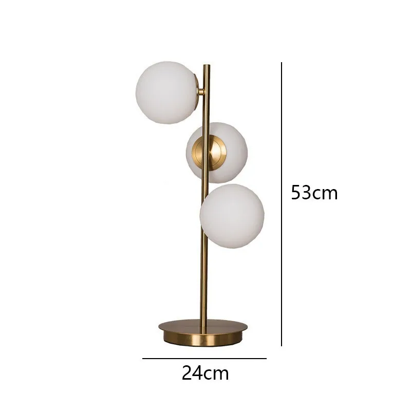 Nordic Glass Globe Floor Lamp — Living Room, Bedroom & Dining Room — view 12