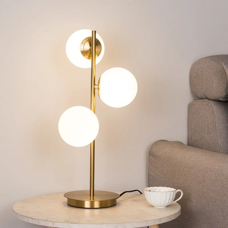 Nordic Glass Globe Floor Lamp — Living Room, Bedroom & Dining Room — view 13