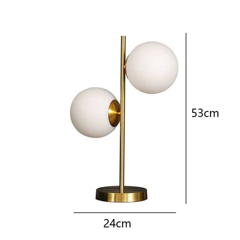 Nordic Glass Globe Floor Lamp — Living Room, Bedroom & Dining Room — view 8