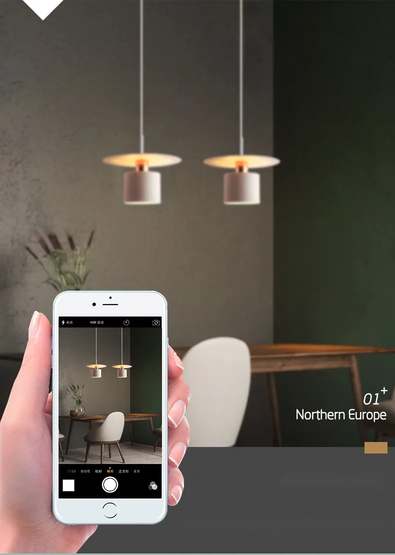 Modern Minimalist Multi-Head Chandelier — Display Window, Bedroom & Dining Room — view 12
