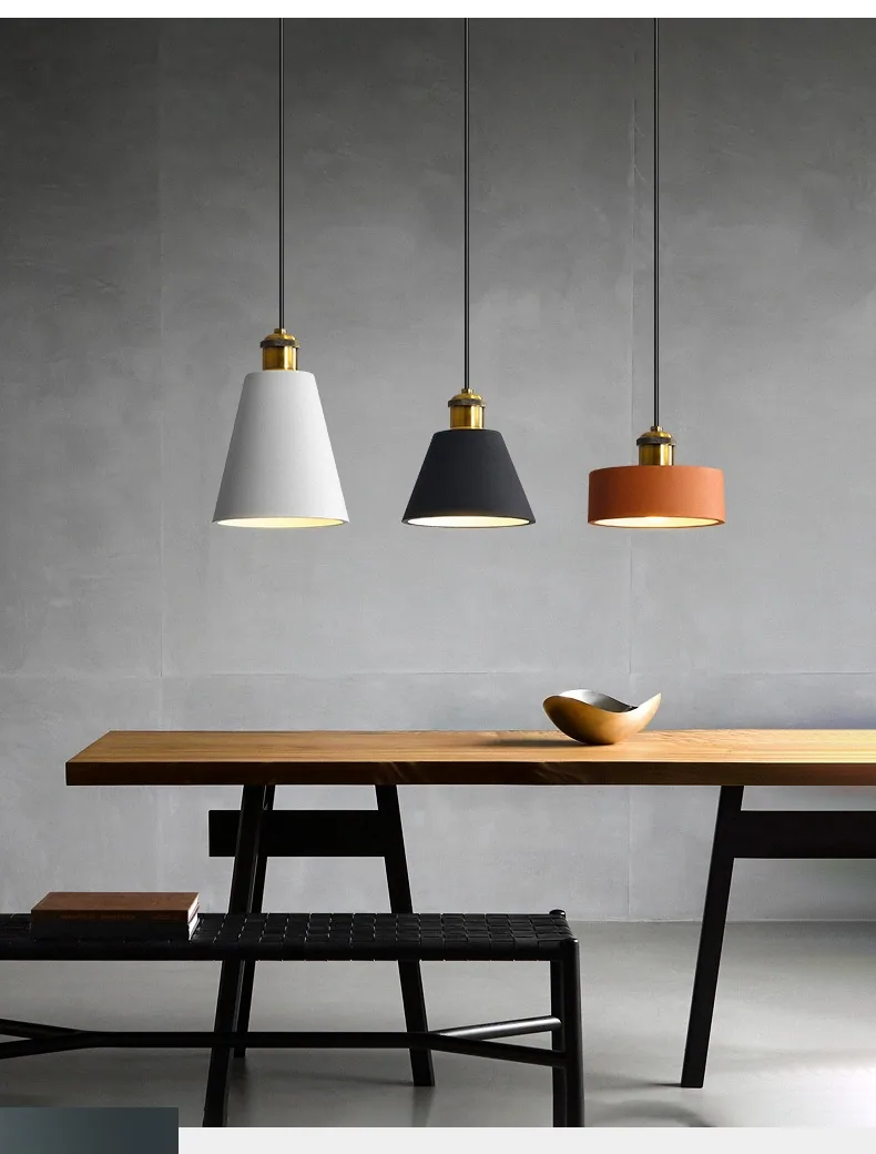 Minimalist Multi-Head Chandelier — Dining Room & Bar Counter — view 14