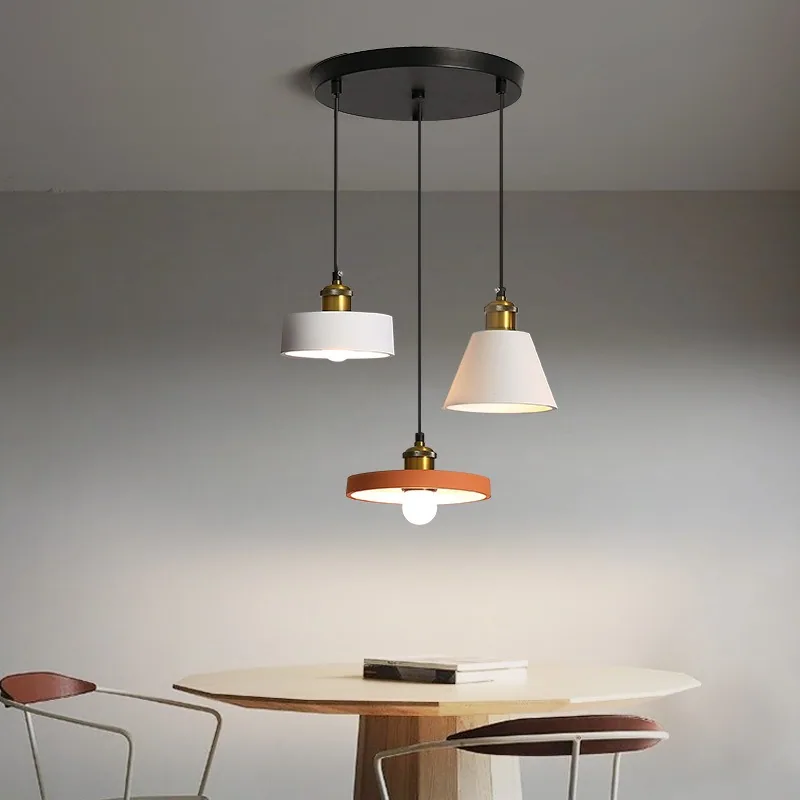 Minimalist Multi-Head Chandelier — Dining Room & Bar Counter — view 4