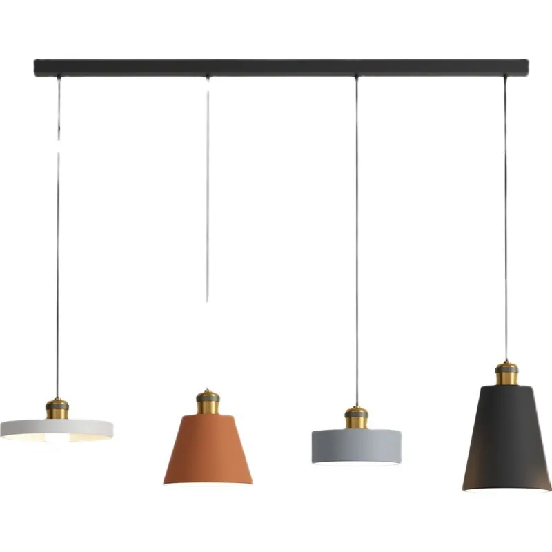 Minimalist Multi-Head Chandelier — Dining Room & Bar Counter — view 5