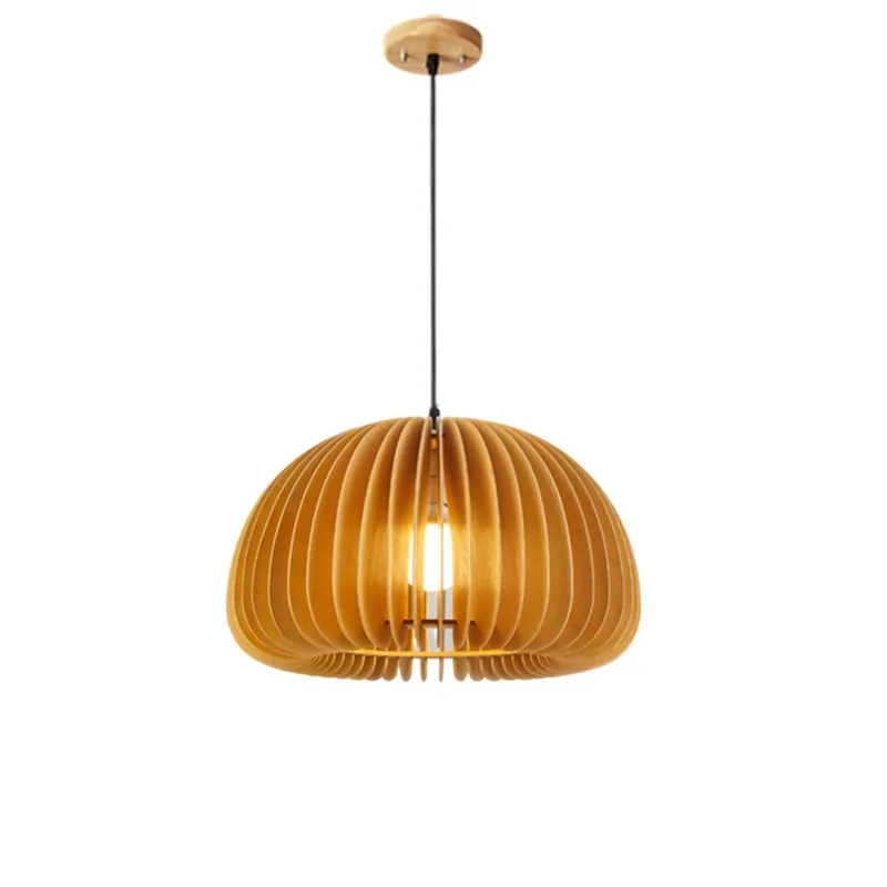 Nordic Solid Wood Chandelier — Bedroom, Bedside & Dining Room — view 5