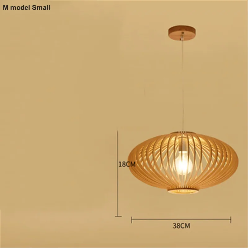Nordic Solid Wood Chandelier — Bedroom, Bedside & Dining Room — view 6