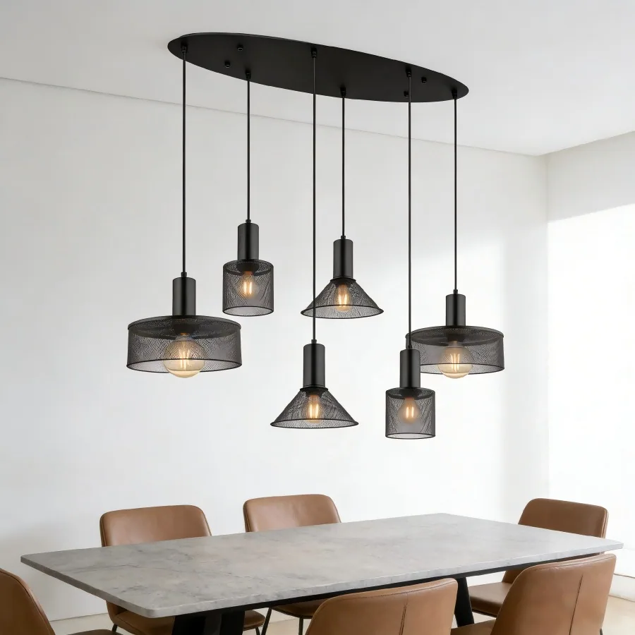 Modern Multi-Head Chandelier — Bedroom, Bedside & Dining Room — view 2