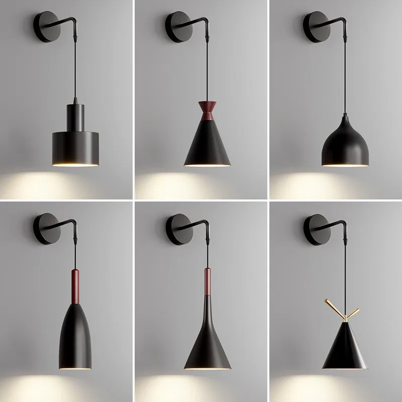 Modern Minimalist Wall Lamp — Living Room, Bedroom & Bedside — view 1