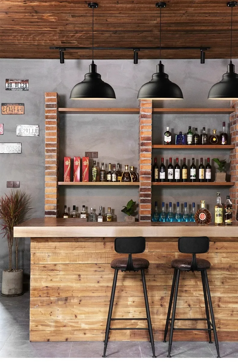 Industrial Single-Head Chandelier — Dining Room — view 14